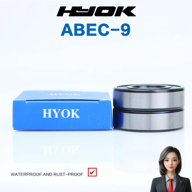 2PCS 4PCS 10PCS HYOK ABEC-9 Bearing 6300 6301 6302 6303 6304 6305 6306 6307 6308 6309 6310 2RS 2Z  High-speed motor Bearings