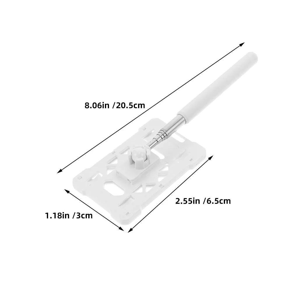 2Pcs Telescopic Cardholder Parking Permit Clip Retractable Extendable Rod Car Parking Ticket Holder Vehicle Swiping Tool Reacher