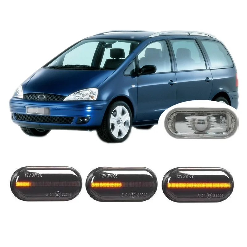 for Ford Galaxy WGR 1995 1996 1997 1998 1999 2000 2001 2002 2003 2004 2005 2006 Dynamic LED Indicator Side Marker Signal