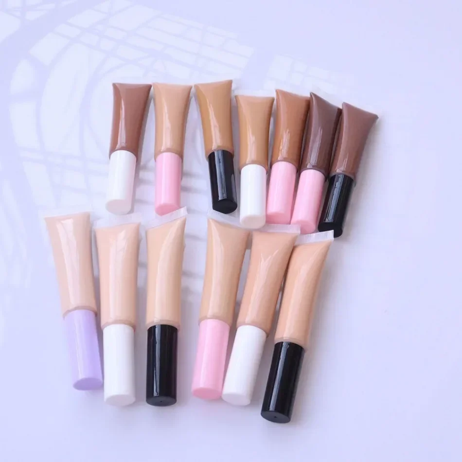 15 ml flüssiger Concealer Private Label, vollständige Abdeckung, langlebig, wasserfest, feuchtigkeitsspendend, individuelles Logo, Make-up, Großhandel, tierversuchsfrei