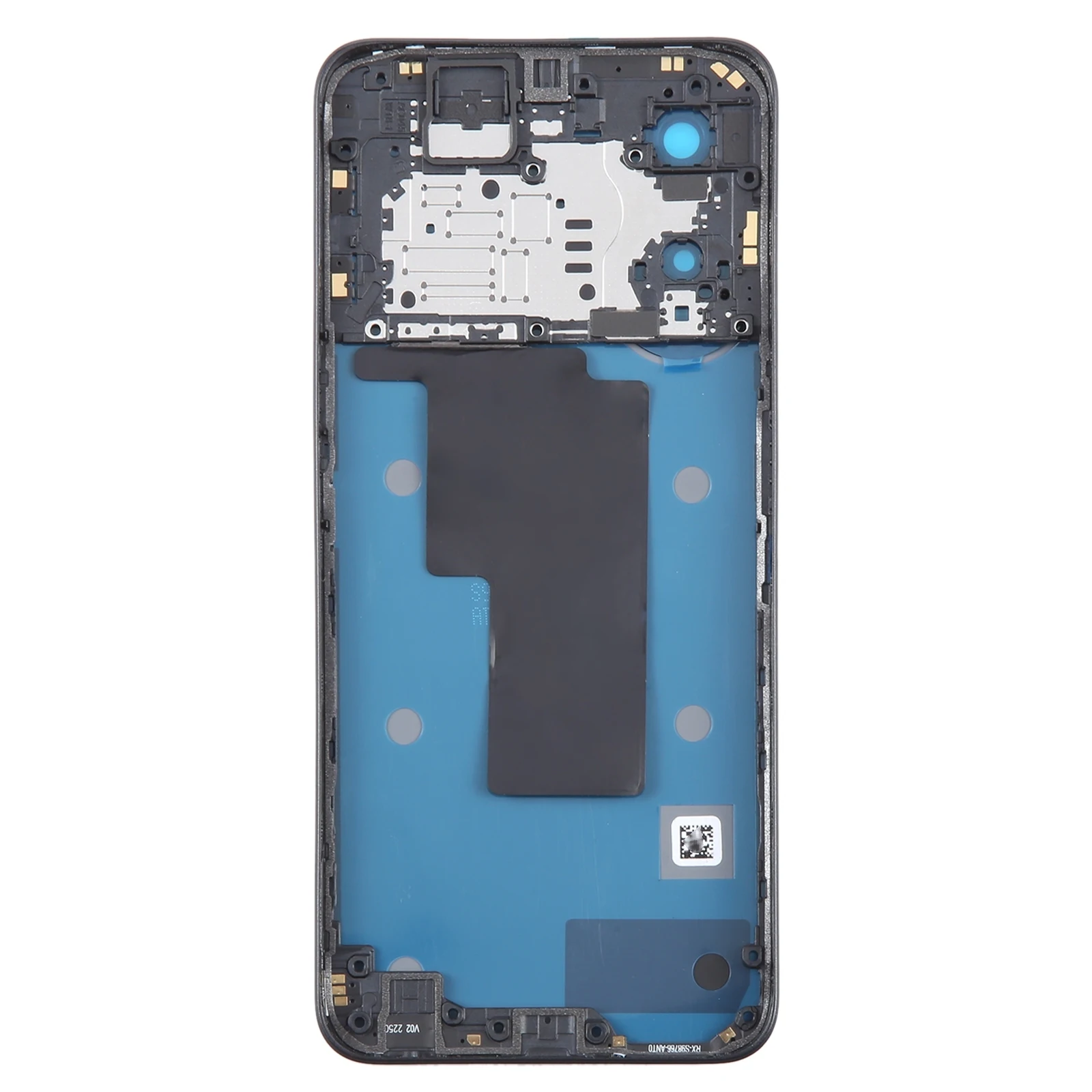 Battery Back Cover for OPPO A78 5G with Middle Frame Phone Frame Repair Replacement Part