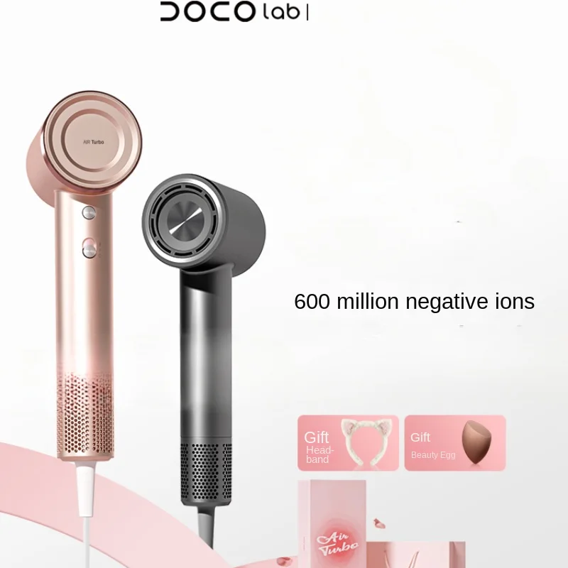 

DOCO hair dryer home Xiaomi Youpin high-speed hair dryer barrel negative ion hair care big wind quick-drying gift box