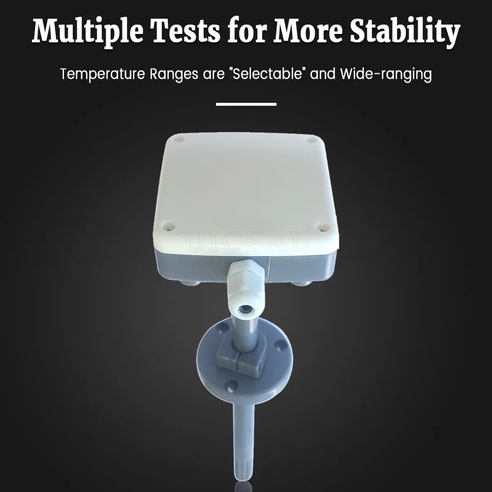 Czujnik temperatury i wilgotności rury przemysłowe wysoka precyzja nadajnik DC10-30V RS485 0-2V 0-5V 0-10V 4-20MA wyjście