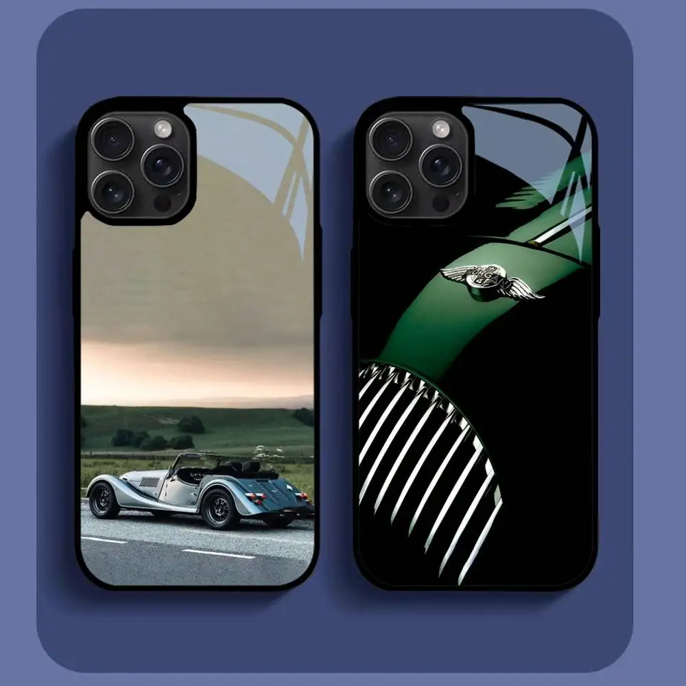 

M-Morgan Phone Case For IPhone16 15 14 13 12 11 Pro Xs Max Mini XR X 7 8 Plus Luxury Mirror Hard Funda