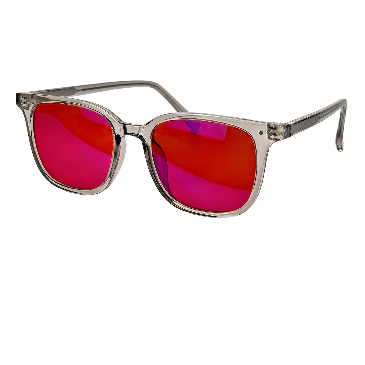 

SHINU Glasses trendy blue light glasses red lens 99.91% orange lens 98.37% blocking rate night glasses for better sleep