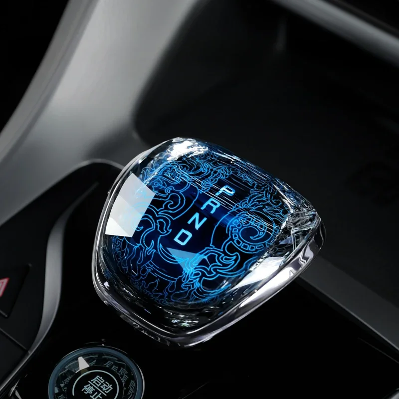 

Для BYD Song Pro/Max/Plus Tang Frigate 07 Qin plus Han Denza D9 2020-2024 Автомобильная хрустальная ручка переключения передач, крышка головного механизма, аксессуары