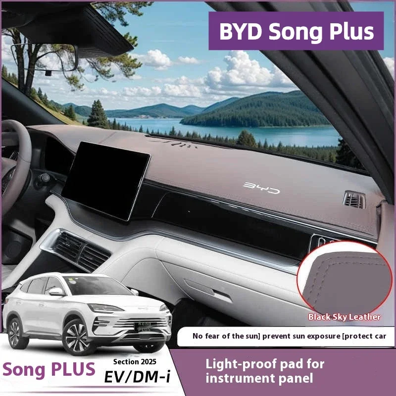 For BYD Song Plus DMI Seal U Sealion 6 Carlight Blocking Pad Dashboard Sun Protection And Sunshade Ev Car Modification