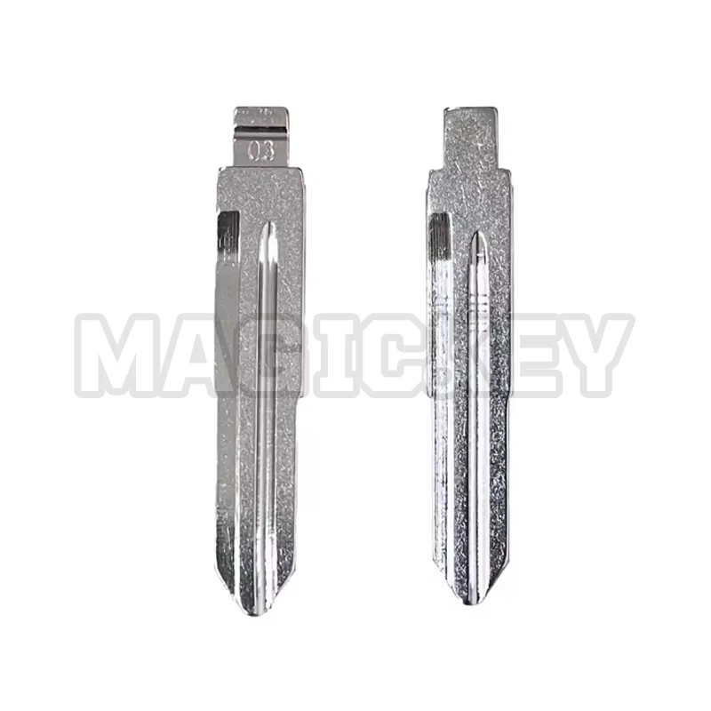 10pcs 03# HON58R HON58RFH right side Metal Uncut Blank Flip Remote Key Blade For Honda for keydiy KD xhorse VVDI JMD