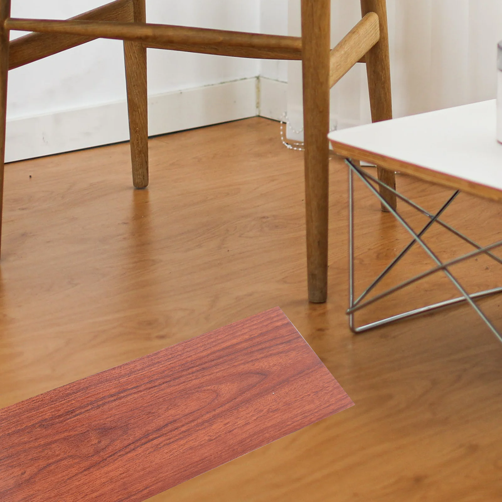 Calcomanías autoadhesivas para suelo, pegatina de suelo extraíble de estilo Retro de PVC, resistente al agua, para dormitorio, cocina y sala de estar, 8 Uds.