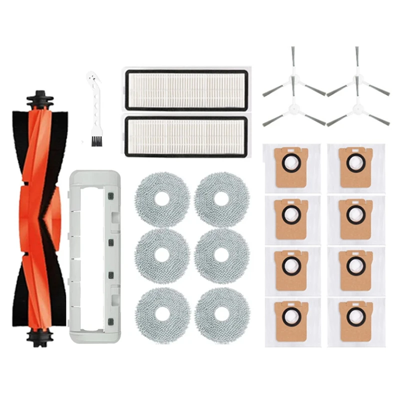 23 قطعة لشاومي روبوت فراغ X20 + / X20 Plus استبدال أجزاء كيس لجميع الغبار ممسحة القماش قابل للغسل الجانب الرئيسي فرشاة فلتر Hepa