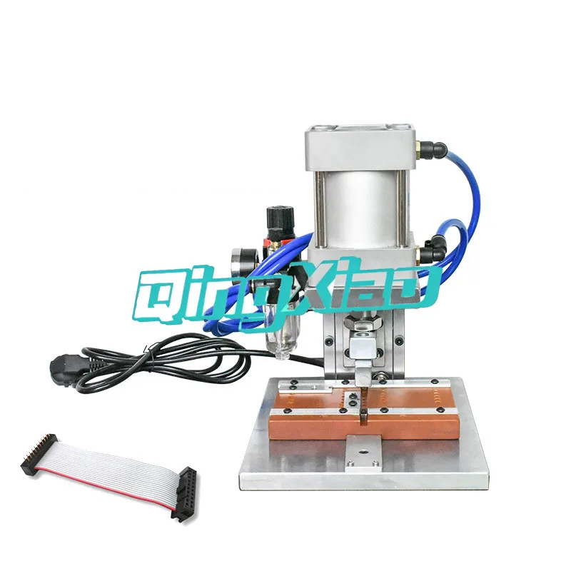 Pneumatic Automatic Flat Ribbon Computer Cable Terminal Connectors Crimping Machine Wires Harness Processing Electronic Assembly