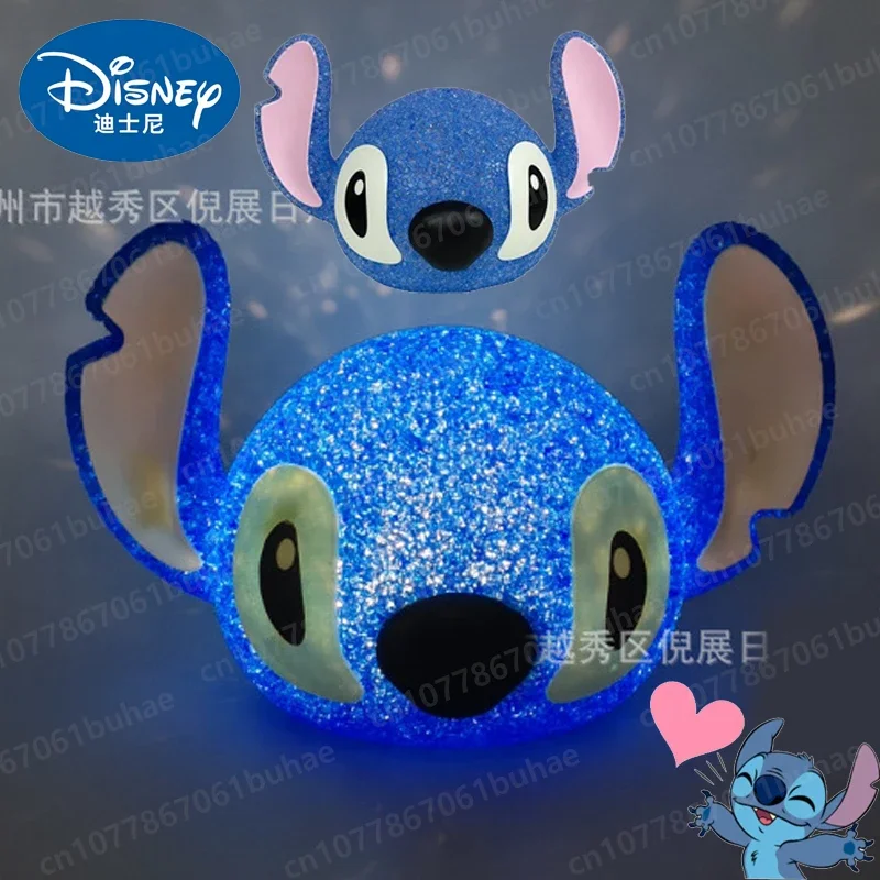 Disney Stitch 3D Night Light Particle Projection Anime Cartoon Stich Doll Reading Lamp USB Creative Desk Lamp Kids Girl Gifts