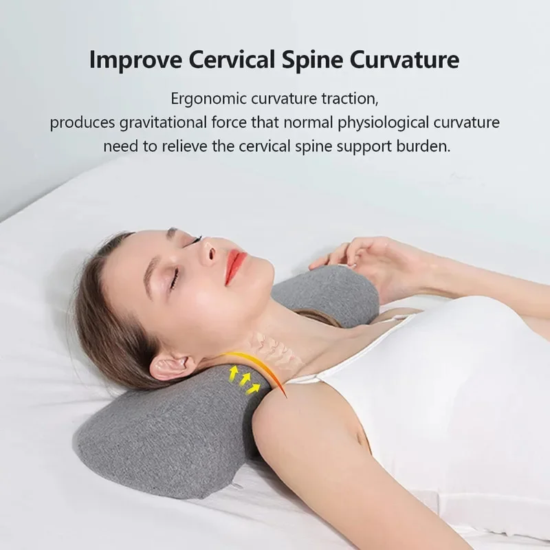 Neck Support Slow Rebound Sleeping Pillow Memory Foam Cervical Pillow Orthopedic Side Back Sleeper Bed Bedroom Hotel Office