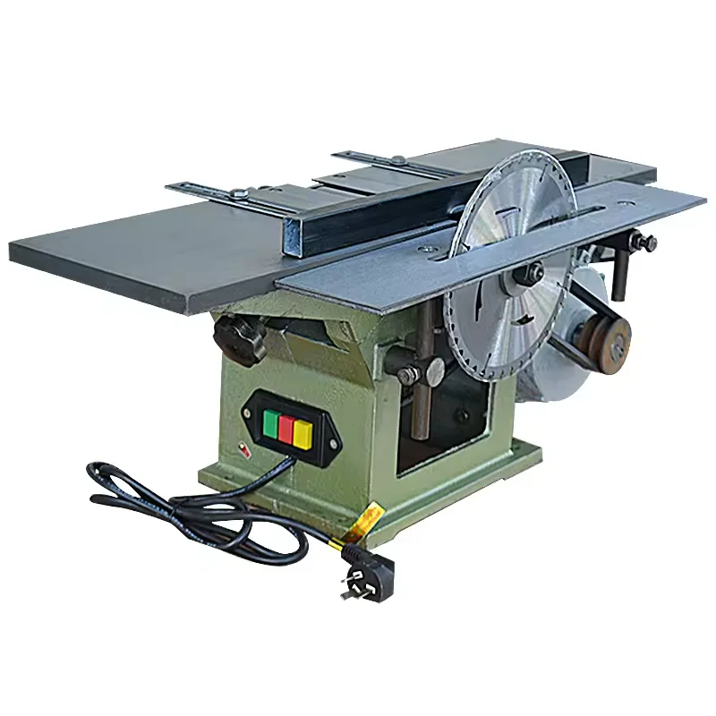 Multifunctional Desktop Planer Woodworking High Efficiency Hand Planer Three in One Home Wood Thickness Planer