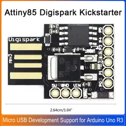 Attiny85 Digispark Kickstarter Micro USB Development Board IIC I2C and SPI Vis USI Miniature Module Support for Arduino Uno R3