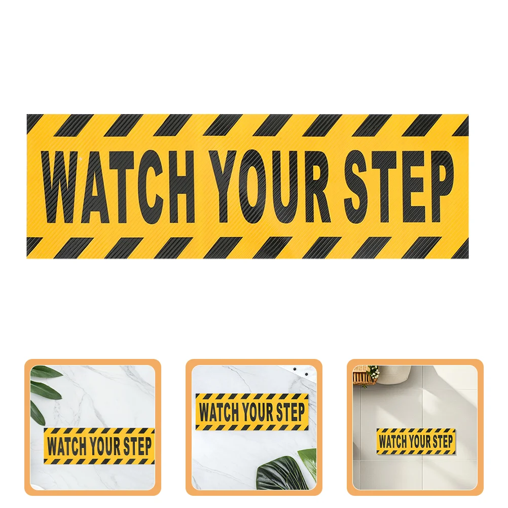 Non Stickers Safety Warning Markers Caution Indication Tape Floor Alert Signs Waterproof High Adhesion AntiSlip