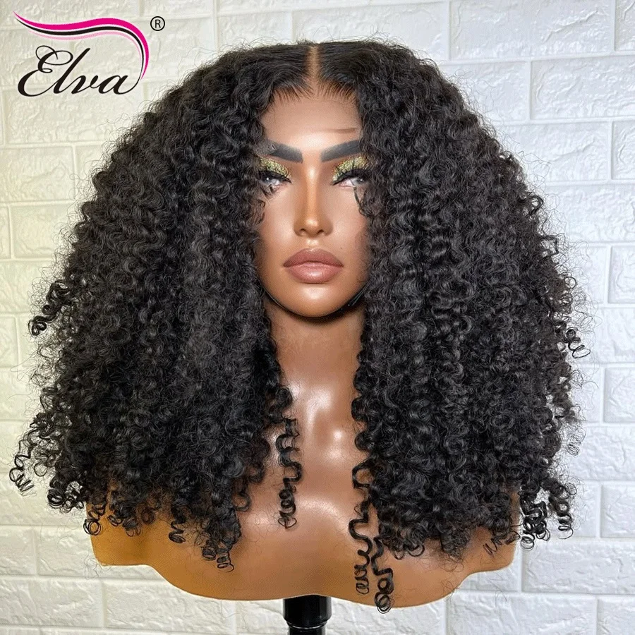 النخبة 4A كينكس مجعد 13x6 الدانتيل الشفاف الجبهة خصلات الشعر المستعار الإنسان للنساء عذراء البورمية غريب مجعد شعر مستعار أمامي قبل قطعها #3