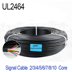 Wire Cable 28 26 24 22 20 18 16 AWG Copper Signal Cable 2 3 4 5 6 7 8 10 Core Soft Electronic Audio Wire UL2464 2/5/10M Sheathed