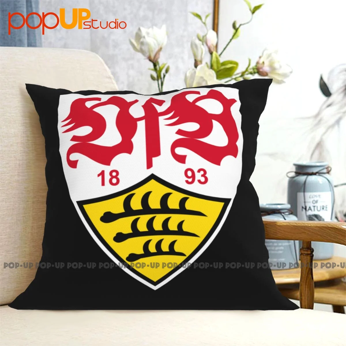 Cozy Vfb Stuttgart Germany Bundesliga Football Soccer Pillowcase Throw Pillow Cover Healthy Customized High Quality