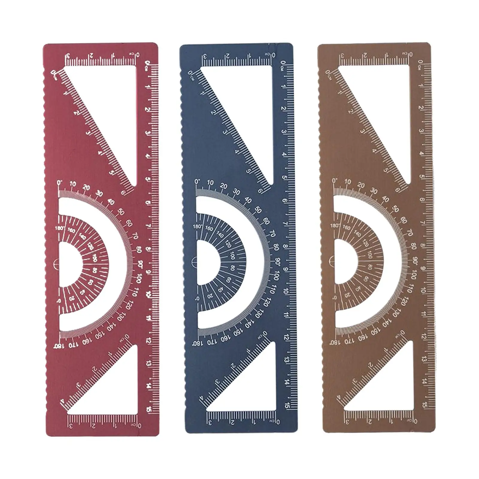 

Multifunctional Ruler Portable Stencils Geometric Drawing Template for Building Supplies