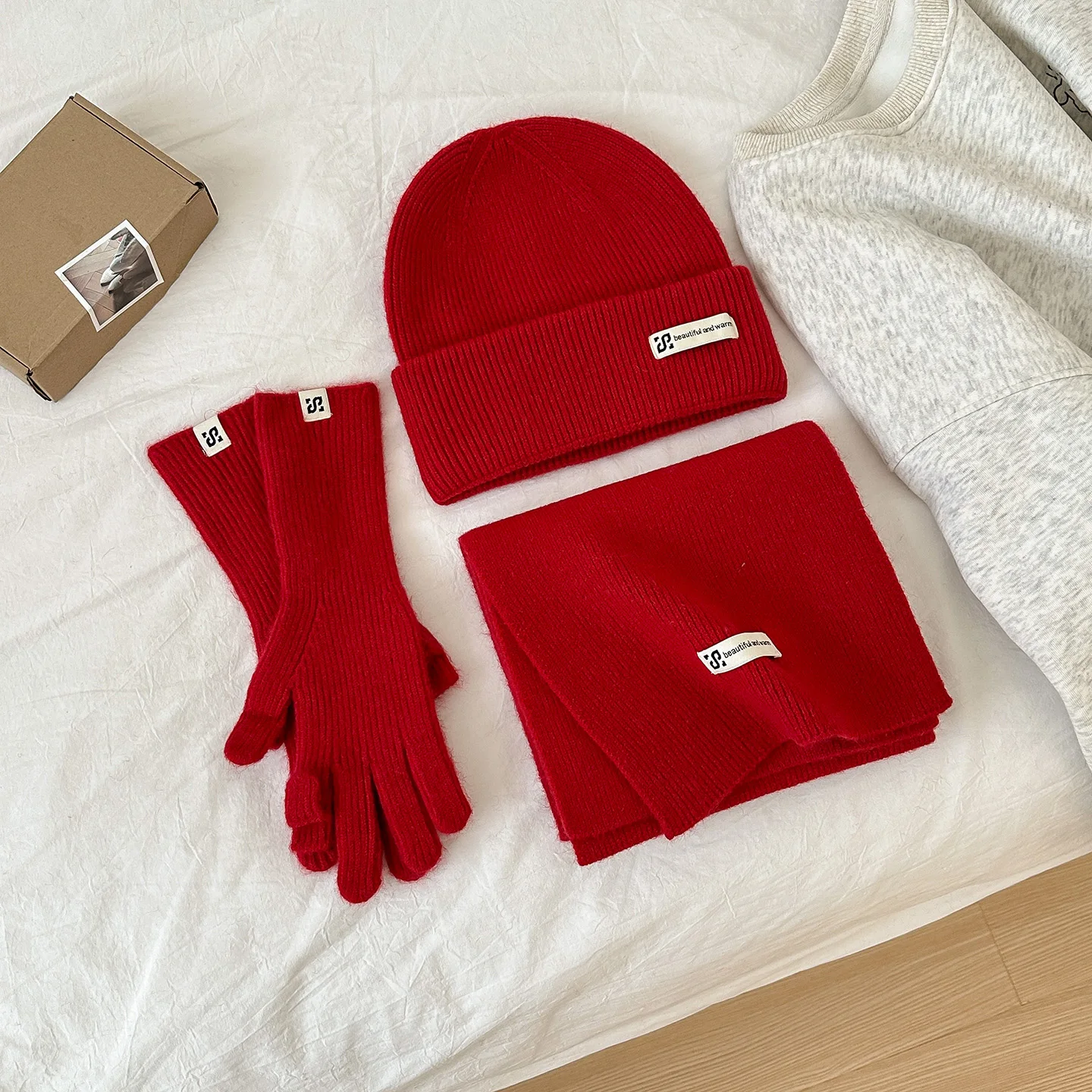 set-di-guanti-per-cappello-con-sciarpa-di-lana-lavorata-a-maglia-rossa-set-di-pezzi-in-t-shirt-da-donna-invernale-caldo-a-prova-di-freddo-ne-warmer-set-regalo-di-capodanno
