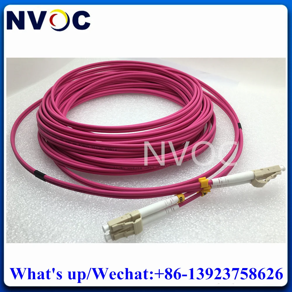 

OM4 1M 2M 3M 5M 10M LC-LC 40GB Multimode Fiber Patch Cable OM4 LCUPC to LC/UPC Optical Fiber Patch Cord OM4 Fiber Jumper Cable