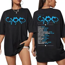 Camila Cabello C XOXO 2024 Tour T Shirt Men Women Fashion Cotton Short Sleeve T-Shirts Casual Retro Oversized T-shirt Streetwear
