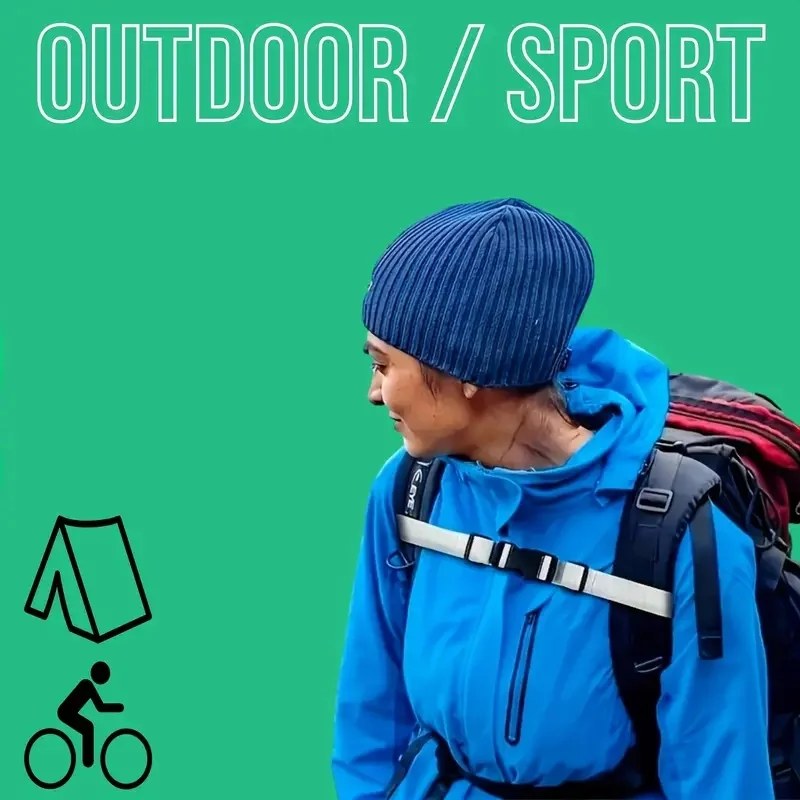 حزام حزام صدر قابل للتعديل غير قابل للانزلاق - مثبت حقيبة عالمي مضاد للانزلاق للمشي لمسافات طويلة وركوب الدراجات والجري والرياضات الخارجية. #3