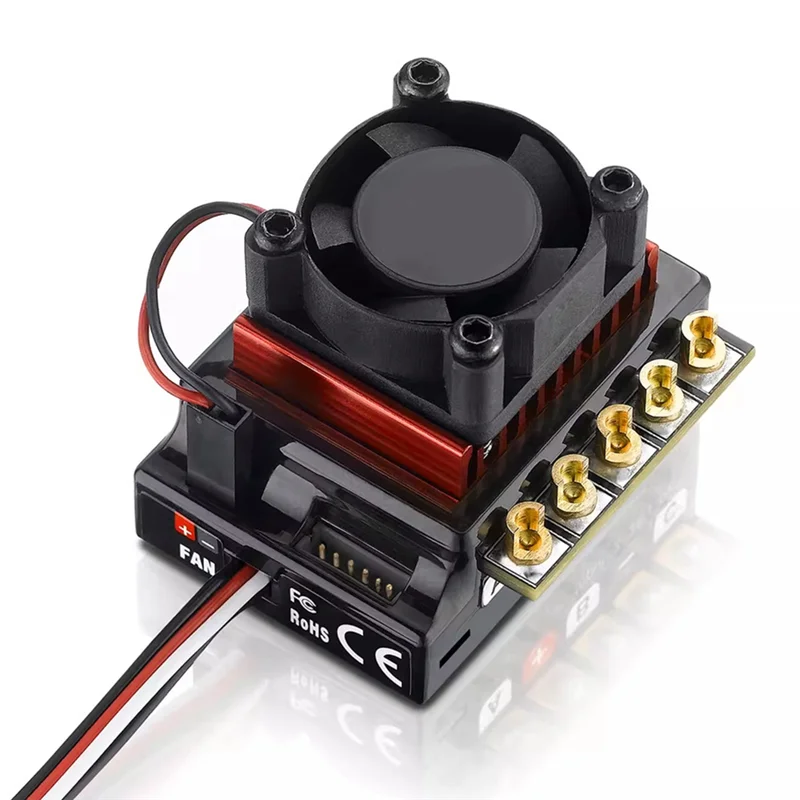 

Контроллер скорости DELAM Sensored ESC Lipo для Quicrun 10BL120 G2 120A 2-3S для радиоуправляемого автомобиля 1/10