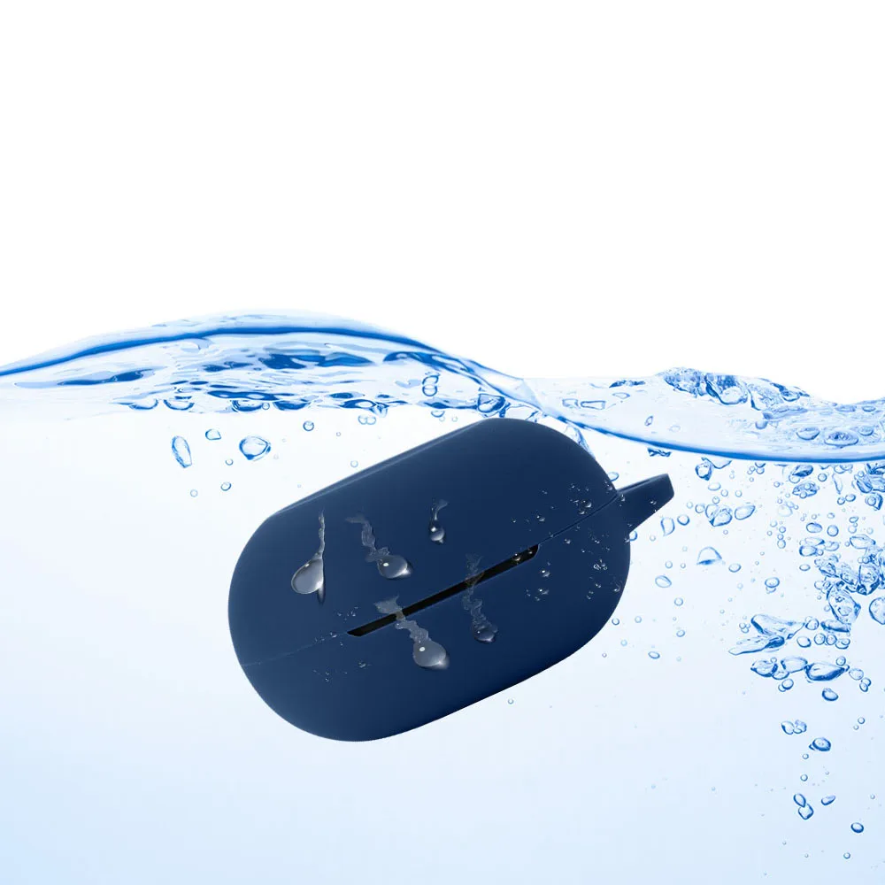 غلاف حماية من السيليكون لهاتف orima Airbuds 3 حافظة بحافة كاملة ضد الصدمات مزودة بغطاء سماعة أذن مع خطاف صندوق شحن