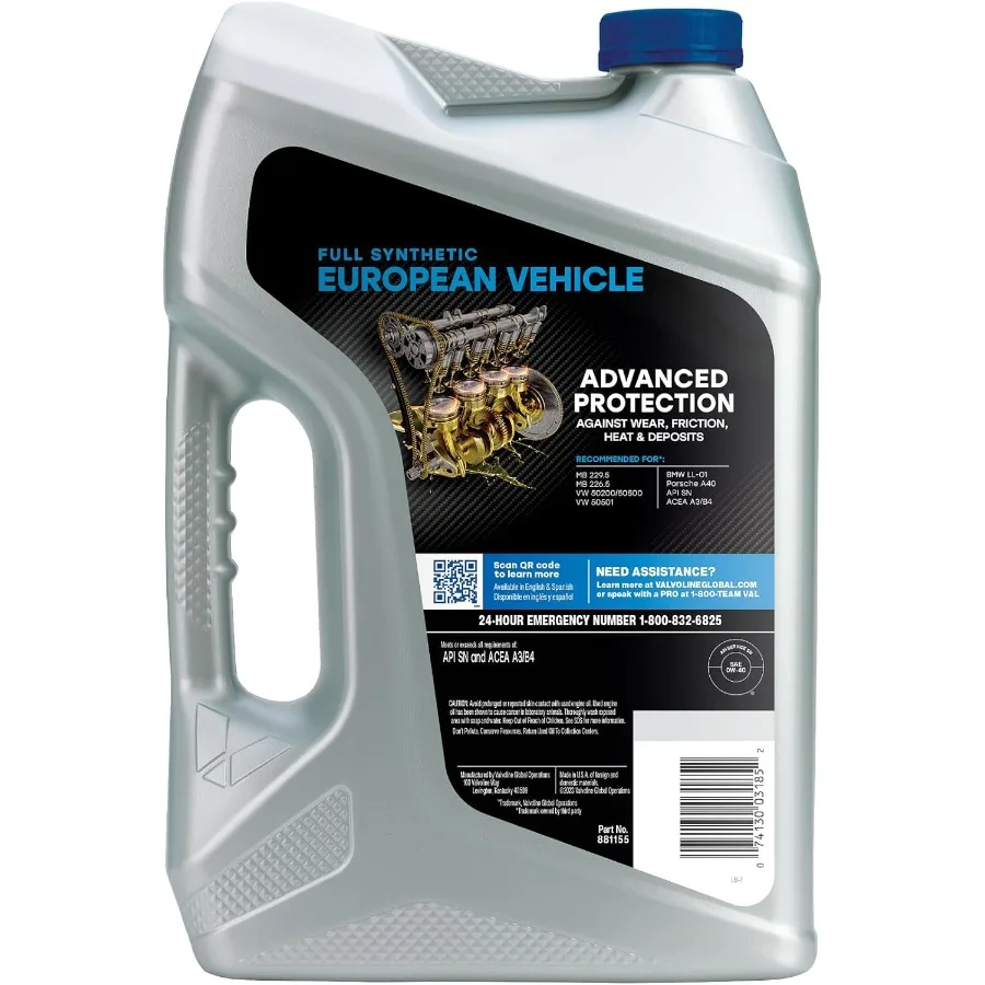 زيت محرك SAE 0W40 صناعي كامل للمركبة الأوروبية عالي الأداء لحماية المحرك المتفوقة وكفاءة في درجة الحرارة الشديدة #3