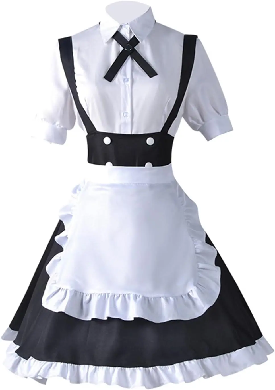 

Anime Nanakusa Nazuna Cosplay Costume Halloween Christmas Maid Uniform Suit Customize