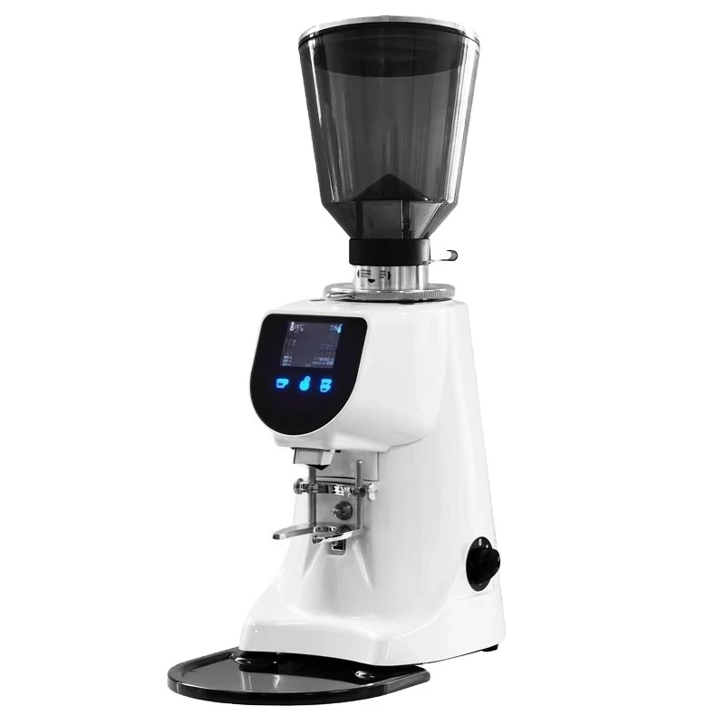 

New Arrival Variable Speed Flat Burr Semi-automatic Commercial Coffee Grinder Machine Coffee Mill For Hotel