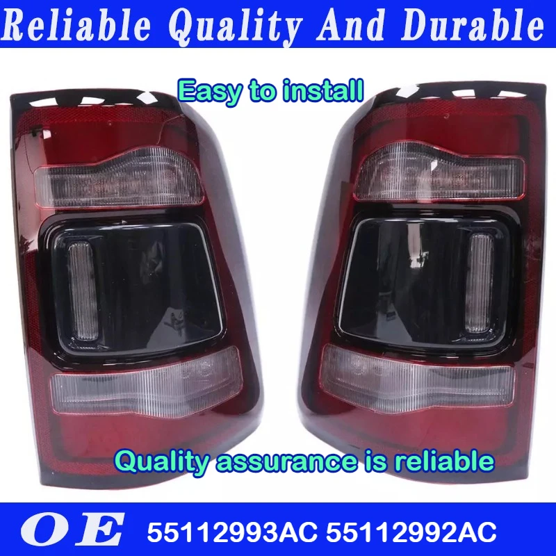 

High quality Left or right LED Tail Light 55112993AC 55112992AC 55112993AD 55112992AD For Dodge Ram Pickup Truck 1500 2019-2022