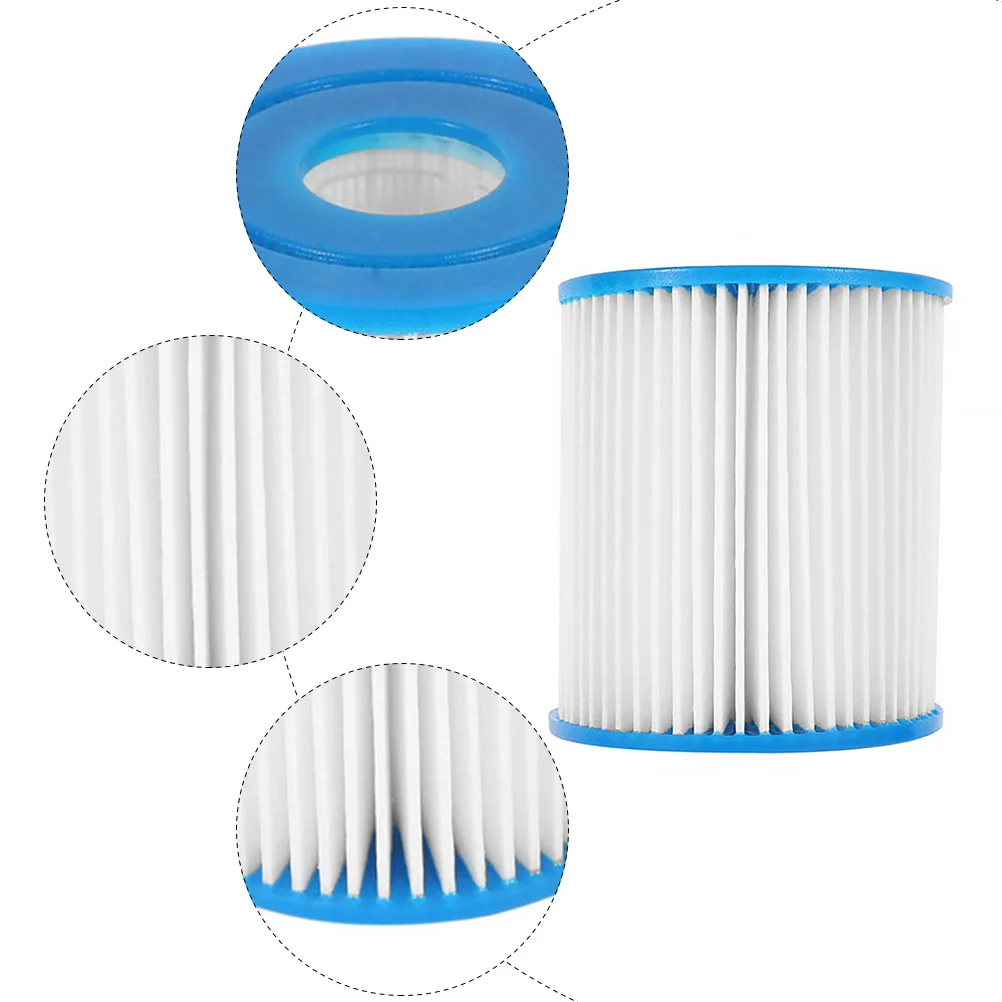 

4pcs Swimming Filter Replacement High Flow Plastic Element For Pool Strainer Clean Circulation Pump Inflatable Pool Filter Water