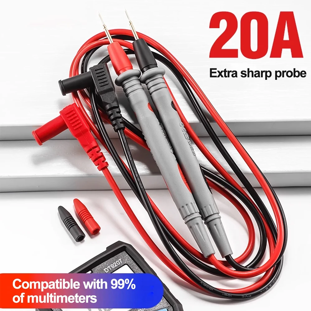 Needle Tip Probe Test Leads Pin Hot Universal Digital Multimeter Multi Meter Tester Lead Probe Wire Pen Cable 1000V 20A