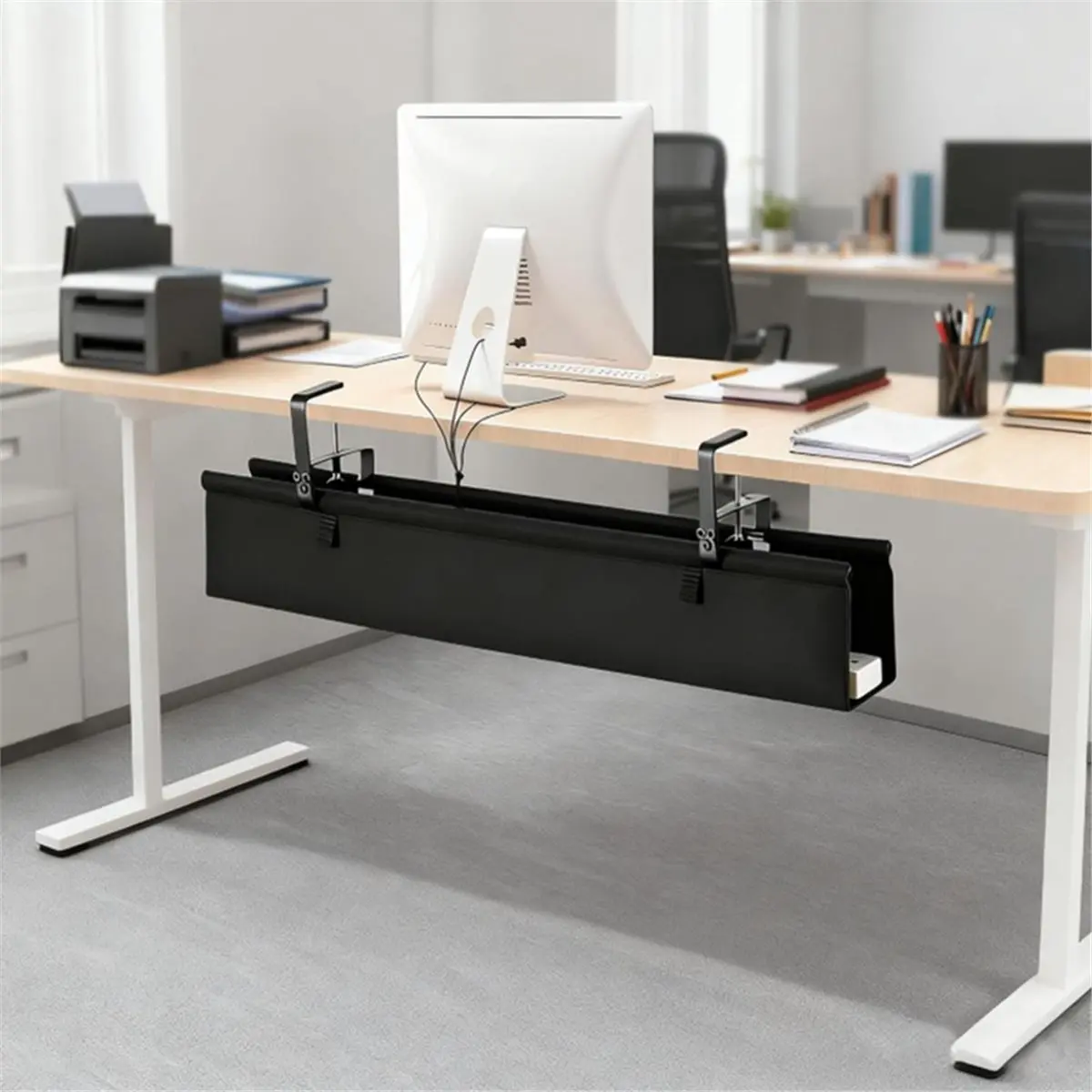 l-dt388^under-desk-cable-management-tray-under-desk-cord-management-clamp-mount-fabric-cable-management-for-home