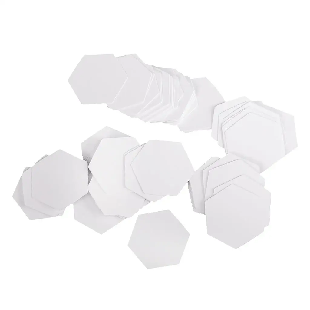 Hexagon Quilting Templates Paper Sewing Pattern Template for Embroidery Supplies DIY Garment and Bag Making