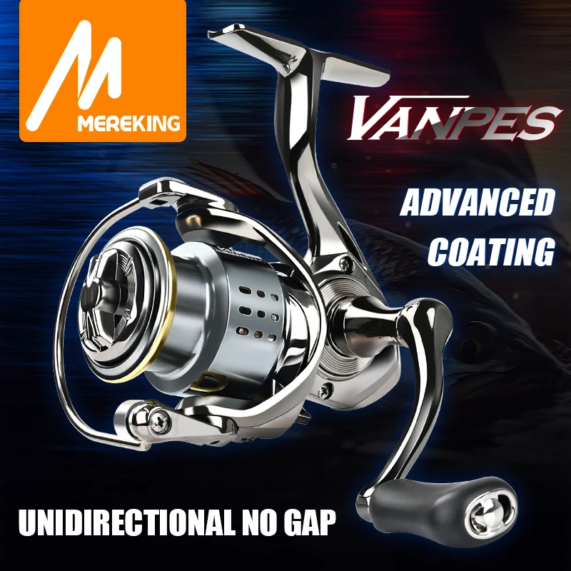 MEREDITH VANPES Series Rust Free And Smooth bearing 5.0:1 Fishing Reel Drag System 8Kg Max Power Spinning Wheel Fishing Coil