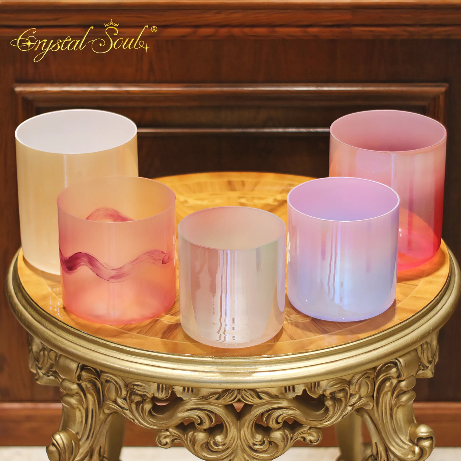 Crystal Soul 2026 New Matching Harmony Sound Crystal Singing Bowl Set Sound Healing