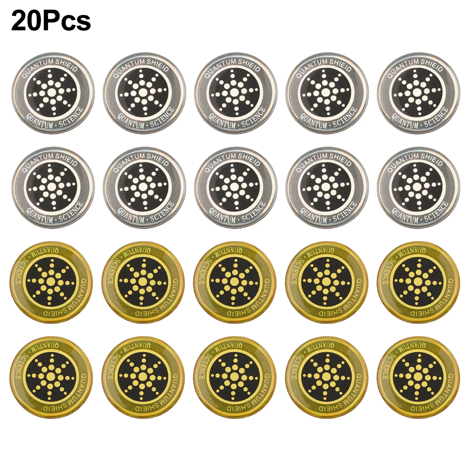 20Pcs Powerful Electronic Devices Accessories Round Phone EMF Protector Practical Smooth EMF Block Sticker For Laptop