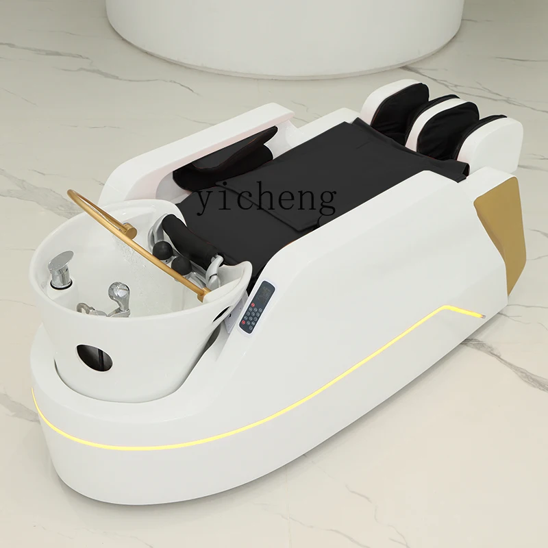 

ZC intelligent electric massage shampoo bed, automatic intelligent water circulation fumigation head treatment and hair care