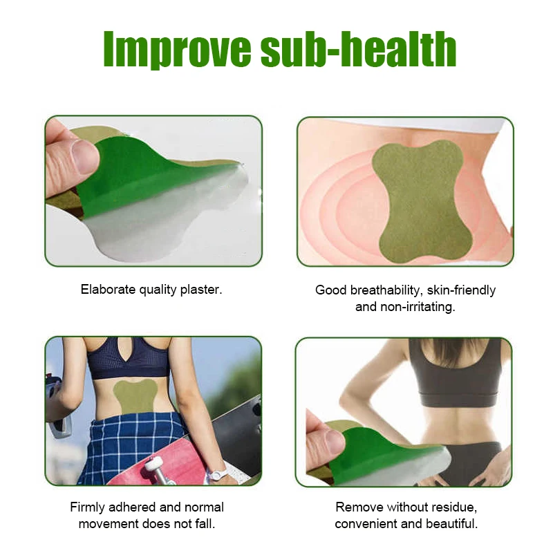 6Pcs Lumbar Spine Patch Relieving Waist Knee Joint Pain Patch Wormwood Extract Plaster for Body Rheumatoid Arthritis Body Care