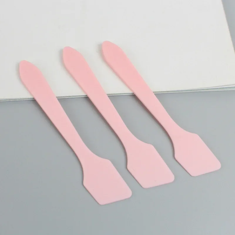 3pcs Face Mask Cream Sticks Brush Spatulas Plastic Face Mask Small Spoon Reuse DIY Face Skin Care Mask Mix Make Up Tools