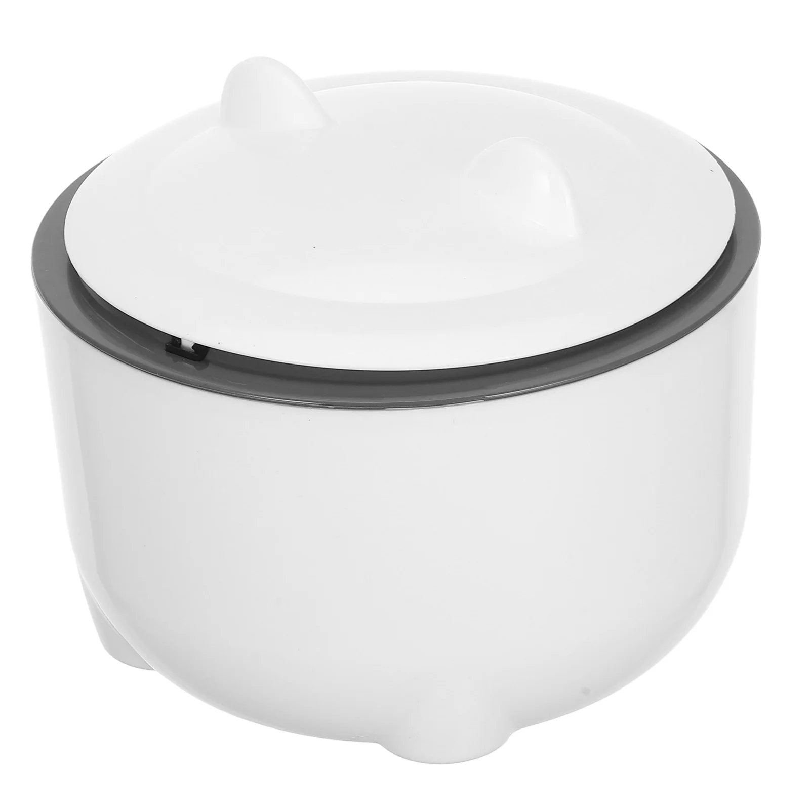 

1 set Enclosed Trash Can Cat Litter Storage Semi Automatic Disposal Pp Bucket Household Waste Utility Room Travel Size Garbage