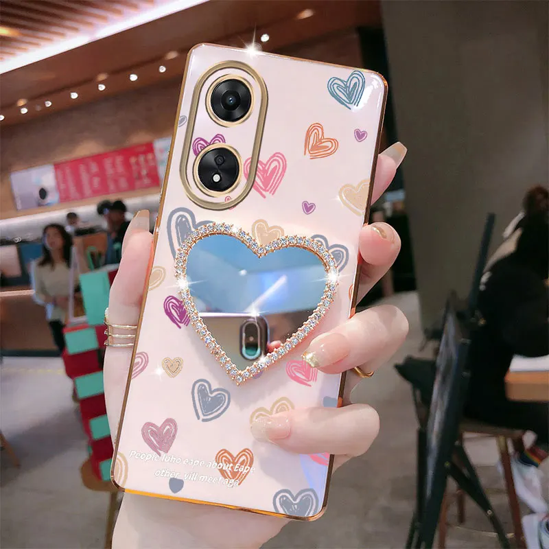 الماس حزام الحبل تلوين الحب حامل هاتف الحال بالنسبة ممن لهم A38 A36 A76 A58 A57 A74 A78 A5 A7 A79 A95 A60 A18 A53 A17 A16 4G 5G