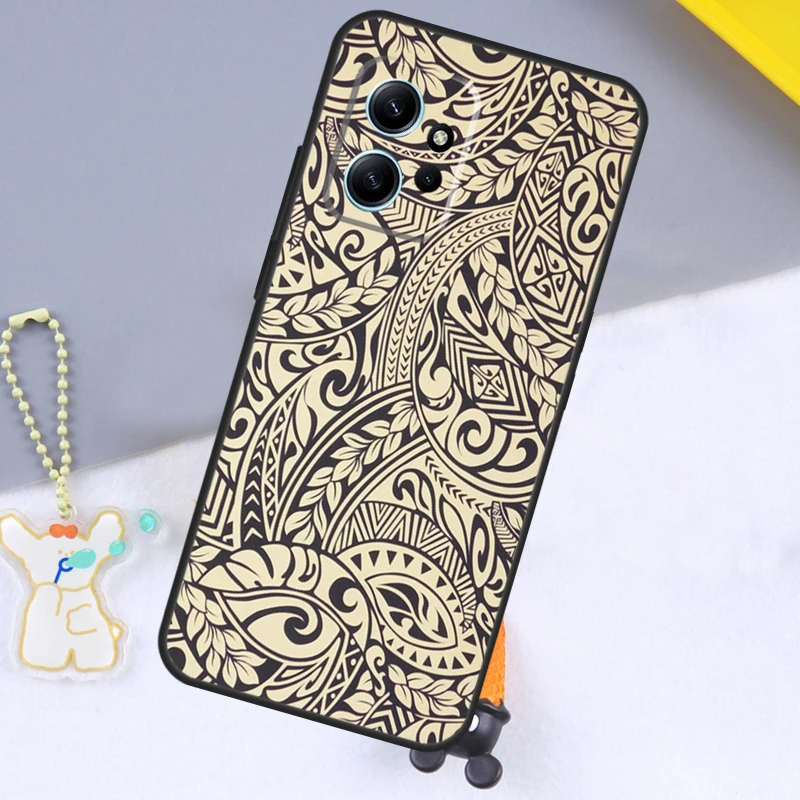 Maori Tribal Samoan Polynesian Print For Xiaomi Redmi 12 9C 10C 12C 13C Case For Redmi Note 12 Pro 11 8 9 10 Pro 9S 10S 11S 12S