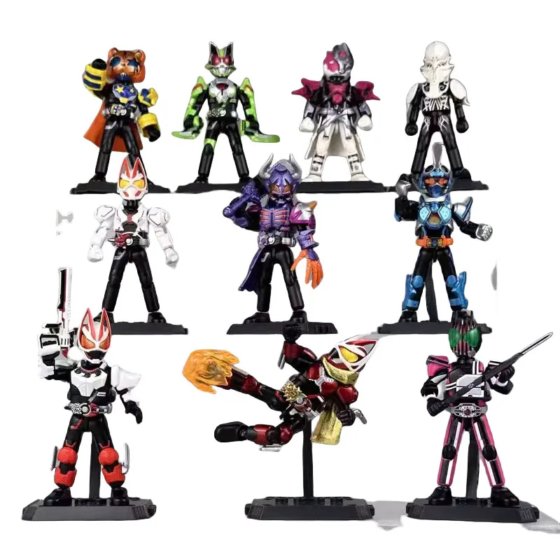 Bloks Group Genuine Kamen Rider Anime Figure Action Figure Toys for Boys Girls Kids Christmas Gift Collectible Model Ornaments