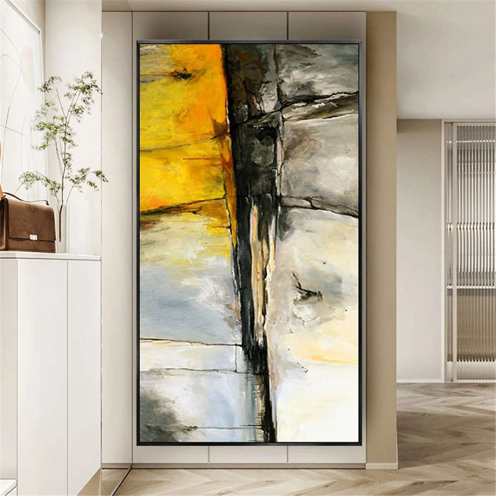 

Modern Home Ornaments Abstract Wall Art Image Nordic Living Room Decor Picture Handpainted Oil Painting On Canvas Salon Mural