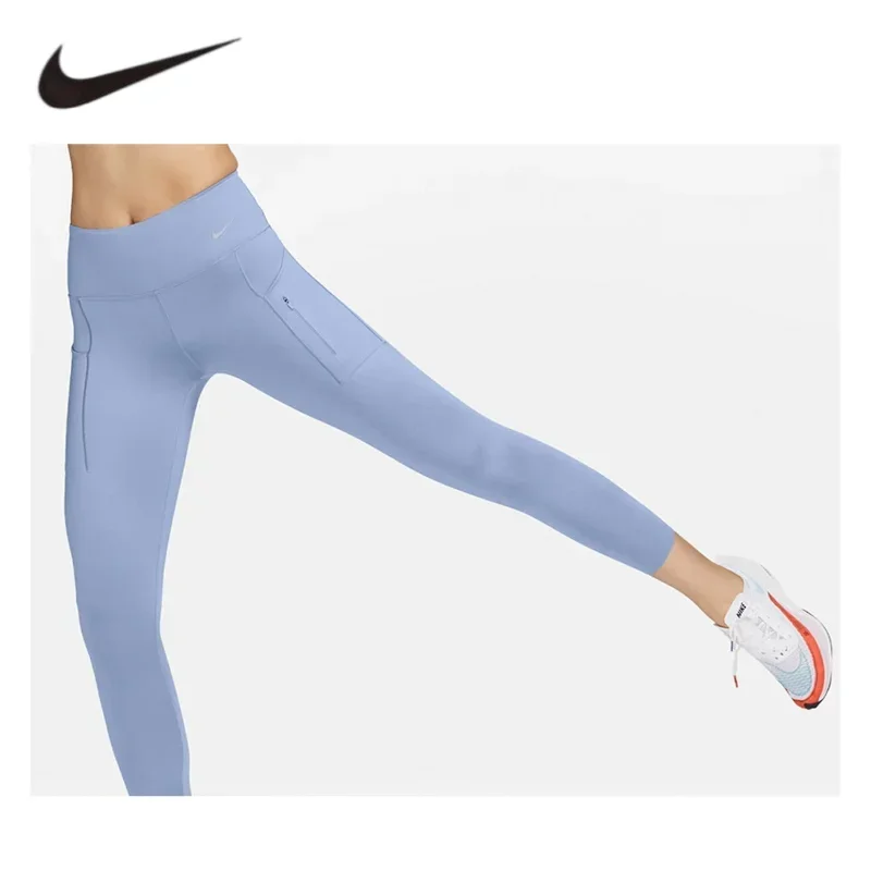 Nike Genuine Women New Sporty Breathable Fitness Training Short Pants Soft Slim Yoga Workout Active Shorts DQ5695-493